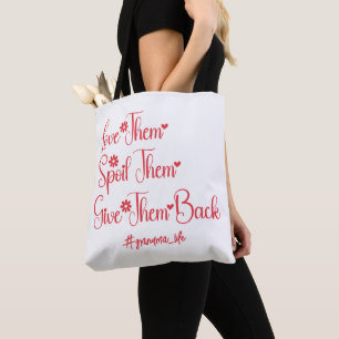 Liebe, die sie verwischt haben, geben ihnen Oma Fu Tasche