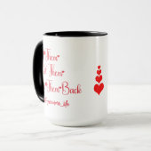 Liebe, die sie verwischt haben, geben ihnen Oma Fu Tasse (Vorderseite Links)