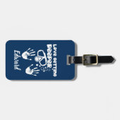 Liebe, die (Sporttauchen, tiefer erhält) Gepäckanhänger (Vorderseite horizontal)