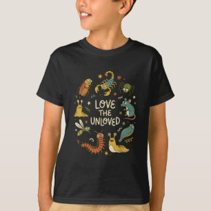 Liebe die Unbeliebten Süße Cartoon-Insekten Lustig T-Shirt