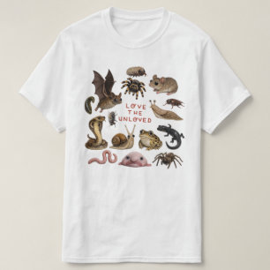 Liebe die Unbeliebten, Süße verrückte Tier T-Shirt