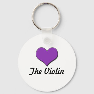 Liebe die Violine Schlüsselanhänger