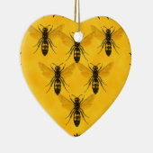 Liebe die Wanze: Gelbe Jacken-Geschwader Keramikornament (Rechts)