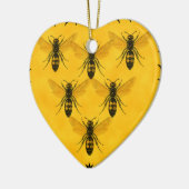 Liebe die Wanze: Gelbe Jacken-Geschwader Keramikornament (Links)