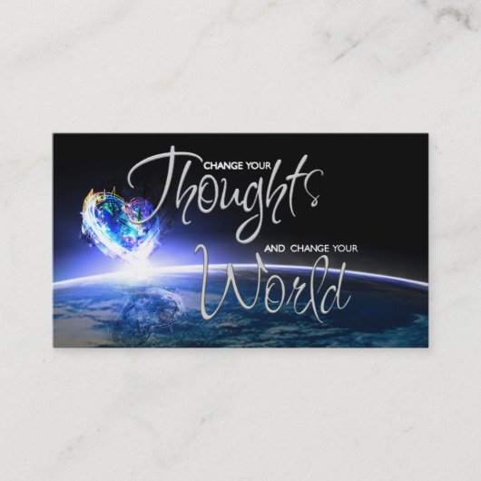 Liebe, die World Business Cards zu ändern Visitenkarte (Vorderseite)