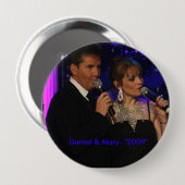 Liebe diese, Daniel u. Mary "2009 " Button (Vorne & Hinten)