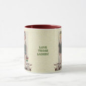 Liebe DIESE WUNDERSCHÖNEN DAMEN GESTEXTET  Tasse (Zentrum)