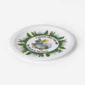 LIEBE DIESEN VAN LIFE Personalisiert CARAVAN Campe Pappteller (Schrägansicht)