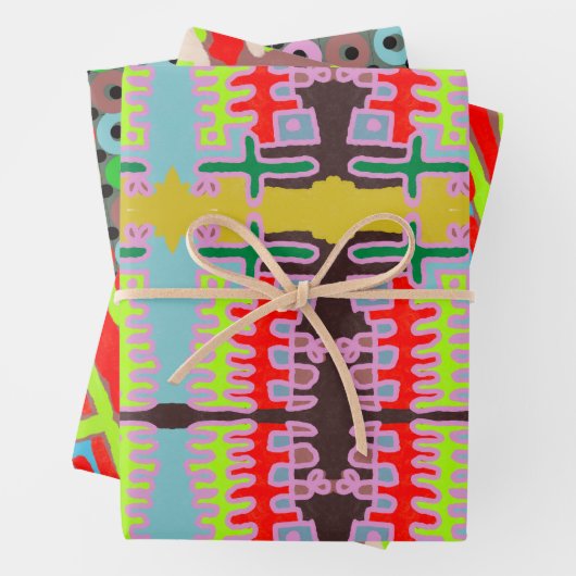 LIEBE DIESER FARBEN FARBEN ZUSAMMEN MIT DEM WRAPPI GESCHENKPAPIER SET (Beispiel)