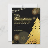 Liebe dieser frohen Weihnachtskarte Mitteilungskarte (Vorderseite)