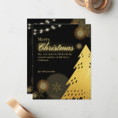 Liebe dieser frohen Weihnachtskarte Mitteilungskarte (Vorderseite/Rückseite Beispiel)