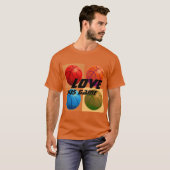 Liebe Dieses Spiel Basketball Pop Kunst T-Shirt (Vorne ganz)