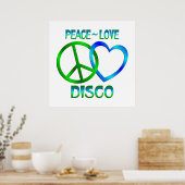 LIEBE DISCO POSTER (Küche)