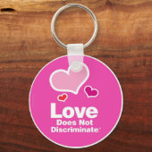 Liebe diskriminiert Schlüsselanhänger nicht (Vorderseite)