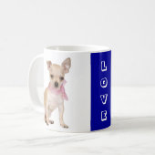 Liebe Diva Chihuahua Welpe Hund Kaffee Tasse (Vorderseite Links)