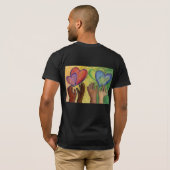 Liebe Diversity Kunst - Shirts nach Maß (Schwarz voll)