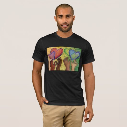 Liebe Diversity Kunst - Shirts nach Maß (Vorne ganz)