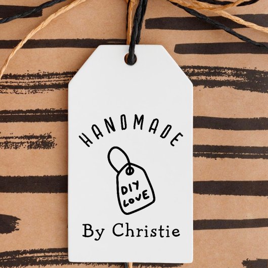 Liebe DIY "Handmade by" handschriftlich Gummistempel