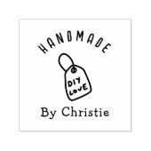 Liebe DIY "Handmade by" handschriftlich Permastempel (Design)