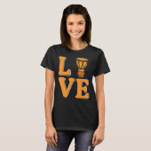 Liebe Djembe Drum T-Shirt (Vorne ganz)