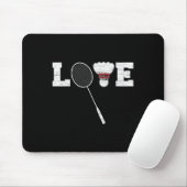 Liebe Dminton Shuttle Birdies - Dminton Sport 1 Mousepad (Mit Mouse)