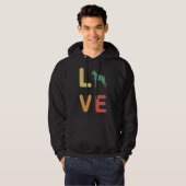 Liebe Doberman Hoodie (Vorne ganz)
