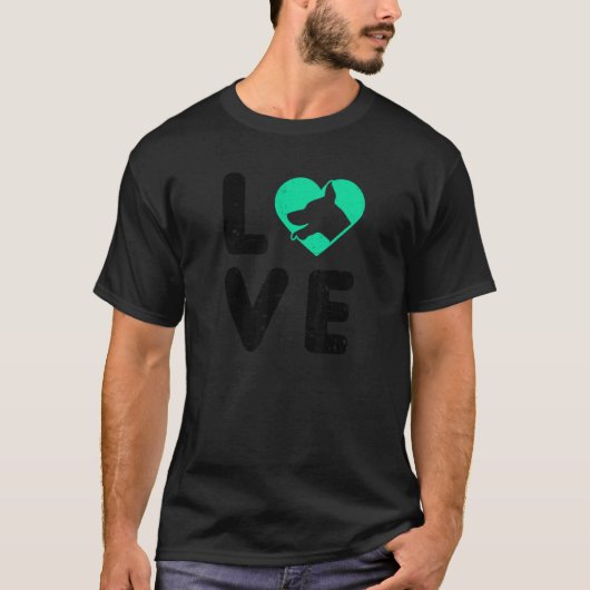 Liebe Dobermann Pinscher T-Shirt (Vorderseite)