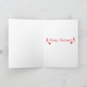 Liebe Docht Weihnachtsversion Weihnachtskarte Feiertagskarte (Innenseite)