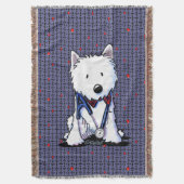 Liebe Doctor Benji Westie Throw Blanket Decke (Vorderseite Vertikal)