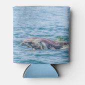 Liebe Dolphin & Baby Can Cooler Dosenkühler (Vorderseite)