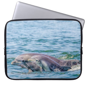Liebe Dolphin & Baby-Laptop-Sieb Laptopschutzhülle