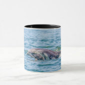 Liebe Dolphin & Baby Tasse (Zentrum)