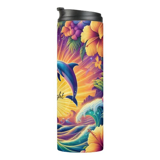 Liebe Dolphin Thermosbecher (Nach rechts gedreht)