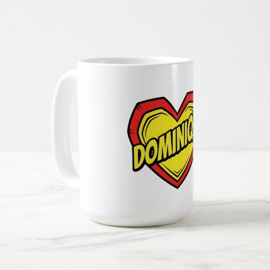 Liebe Dominique Kaffeetasse (Vorderseite Links)