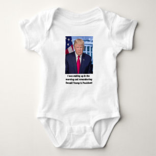 Liebe Donald Trump I, wenn ich aufwache Baby Strampler