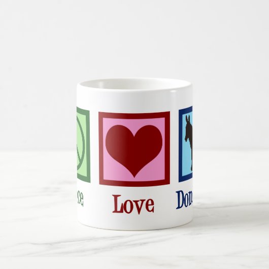 Liebe Donkeys Kaffeetasse (Mittel)