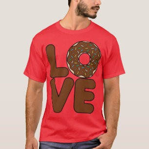 Liebe Donut Chocolate T-Shirt