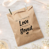 Liebe Donut Leckerei Gastgeschenk Hochzeit Bag Geschenktütchen (Ausgeschnitten)