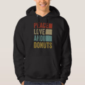 Liebe Donuts Hoodie (Vorderseite)