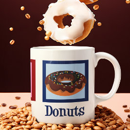 Liebe Donuts Kaffeetasse