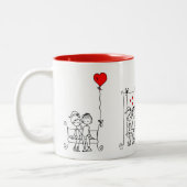 Liebe Doodle 1 von 3 Tasse (Links)