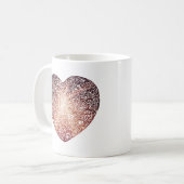 Liebe Doodle Abstrakte Kunst Kaffeetasse (Vorderseite Links)