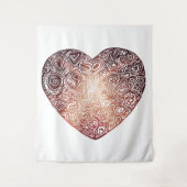 Liebe Doodle Abstrakte Kunst Wandteppich (Vorderseite)