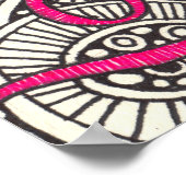 Liebe Doodle Art Print Poster (Ecke)