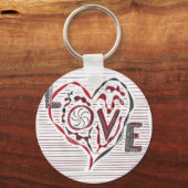 Liebe Doodle Schlüsselanhänger (Vorderseite)