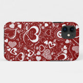 Liebe Doodles Case-Mate iPhone Hülle (Rückseite (Horizontal))