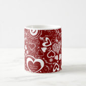 Liebe Doodles Kaffeetasse (Mittel)