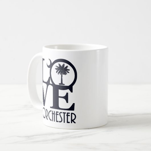 LIEBE Dorchester SC Kaffeetasse (Vorderseite Links)