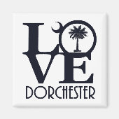LIEBE Dorchester, SC Magnet (Vorne)