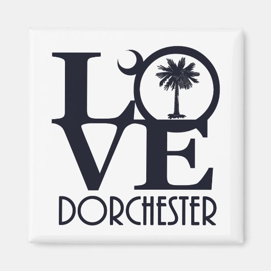 LIEBE Dorchester, SC Magnet (Vorne)